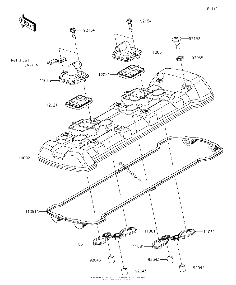 Diagrama de CYLINDER HEAD COVER