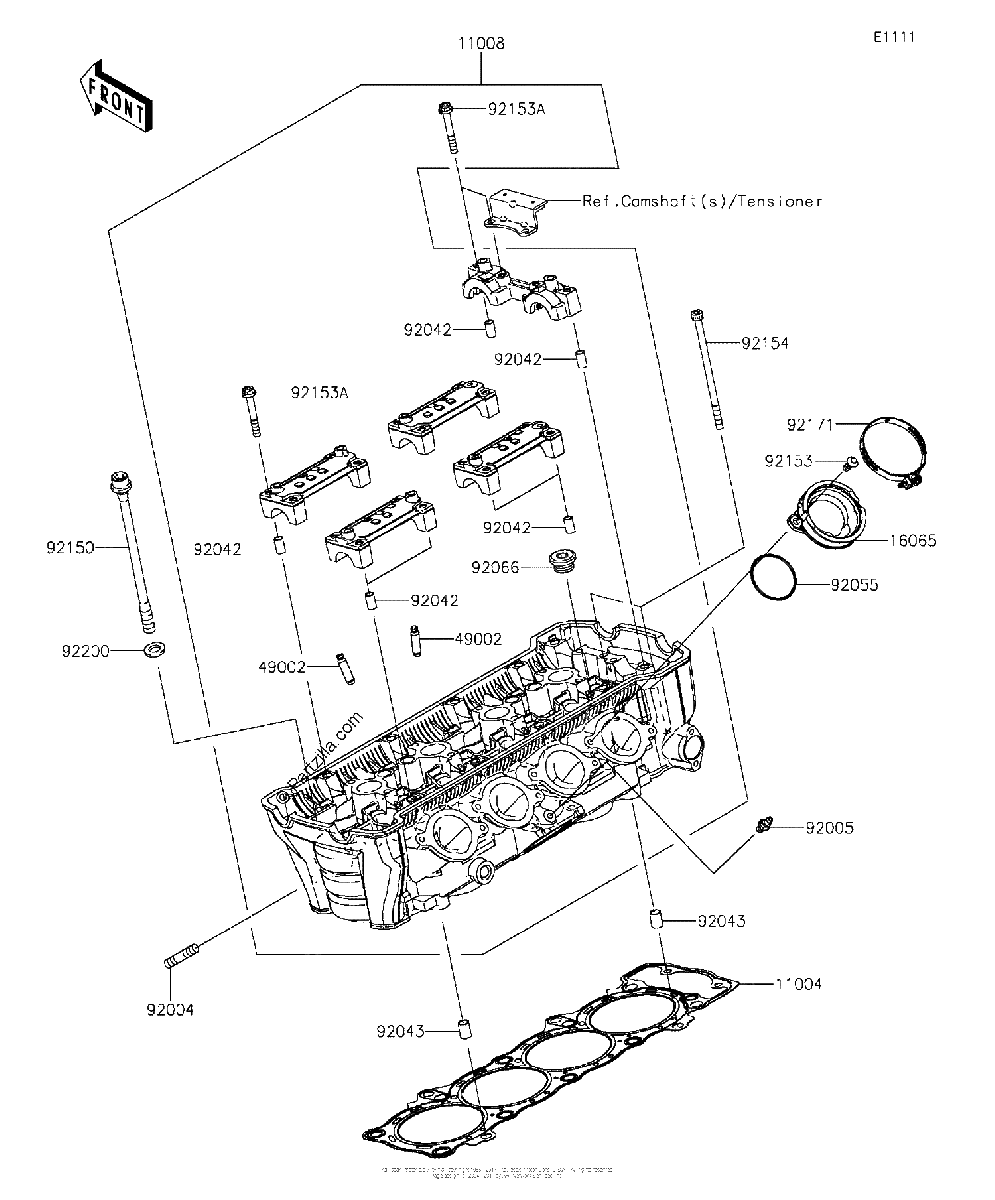 Diagrama de CYLINDER HEAD
