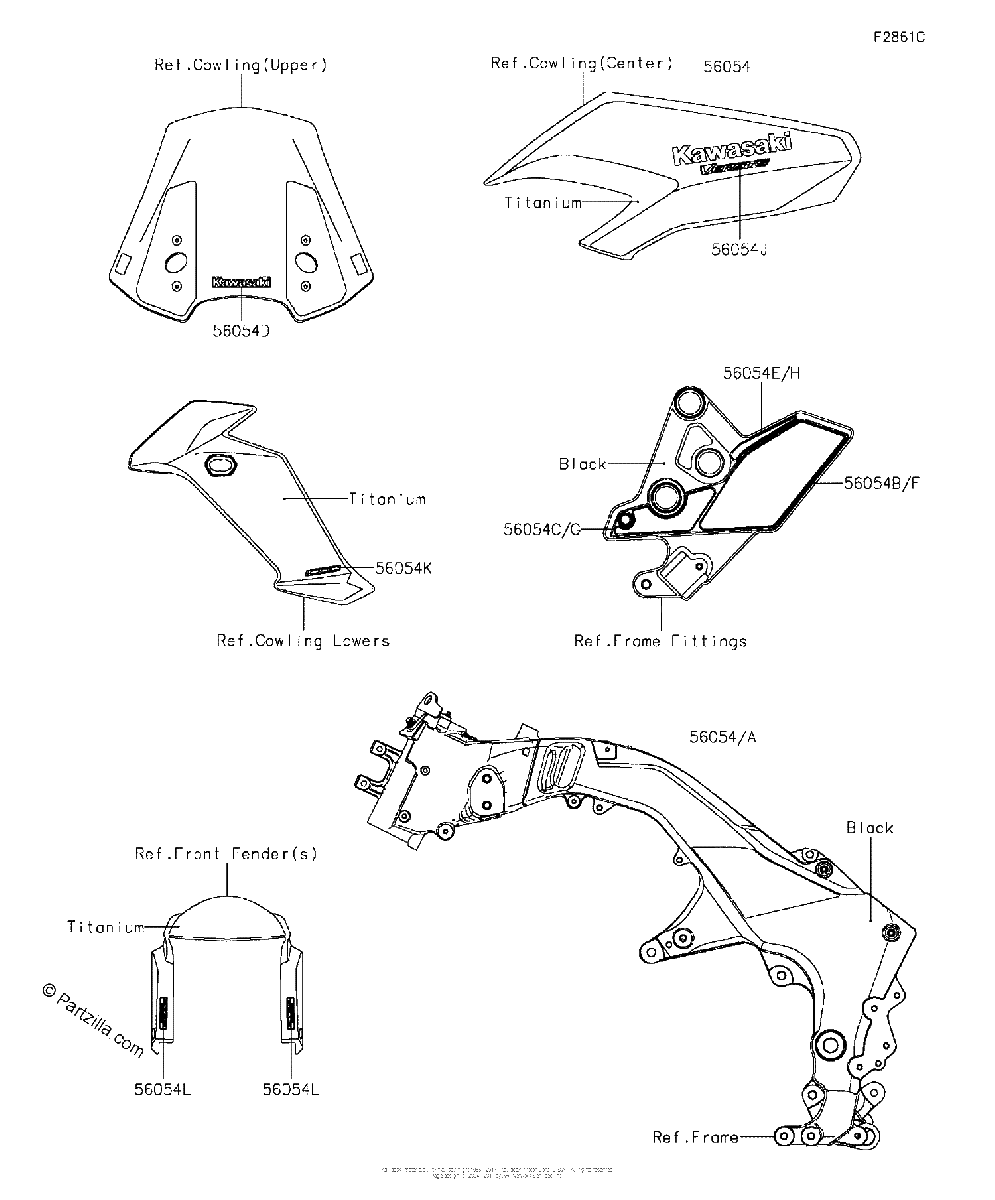 Diagrama de DECALS TITANIUM BGF