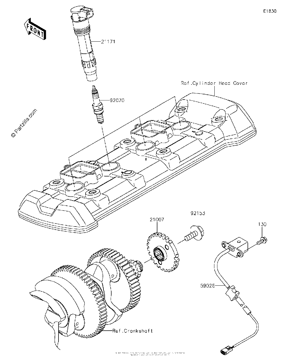 Diagrama de IGNITION SYSTEM