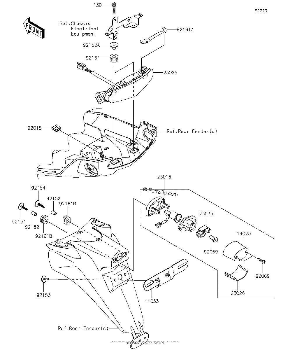 Diagrama de TAILLIGHT S