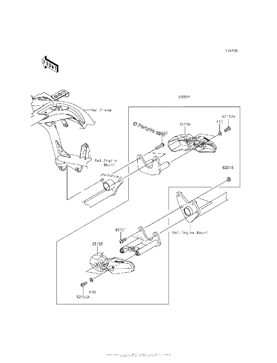 Diagrama de ACCESSORY ENGINE GUARD