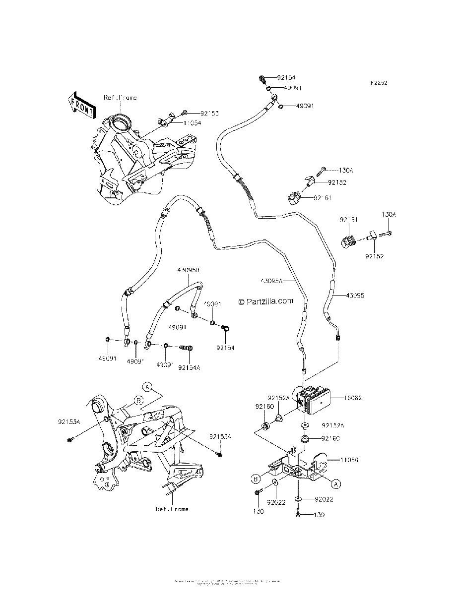Diagrama de BRAKE PIPING