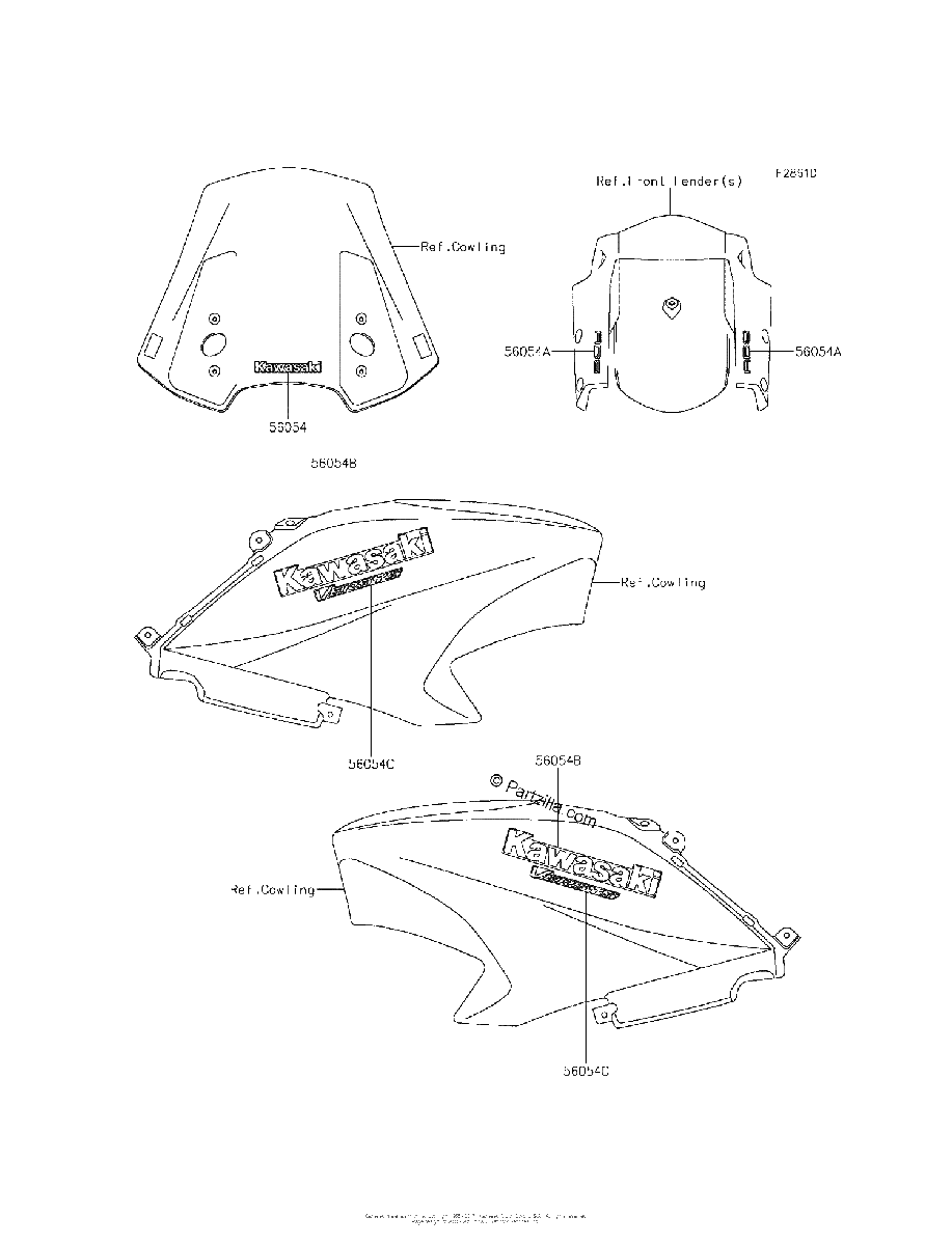 Diagrama de DECALS GRAY FGF CA US