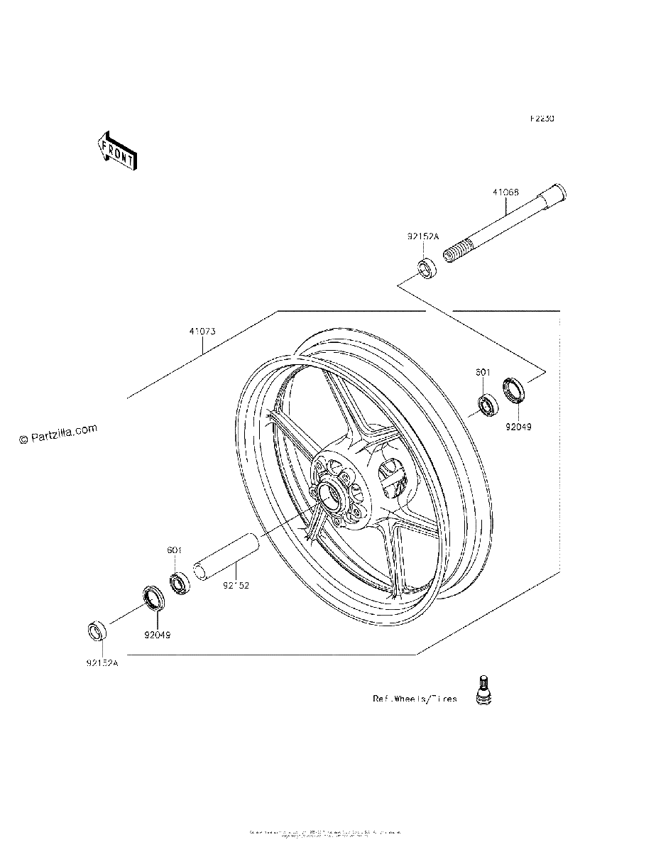 Diagrama de FRONT HUB