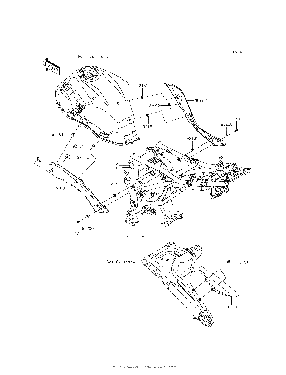 Diagrama de SIDE COVERS CHAIN COVER