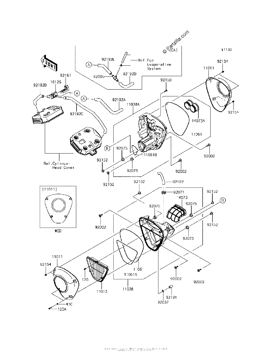 Diagrama de AIR CLEANER
