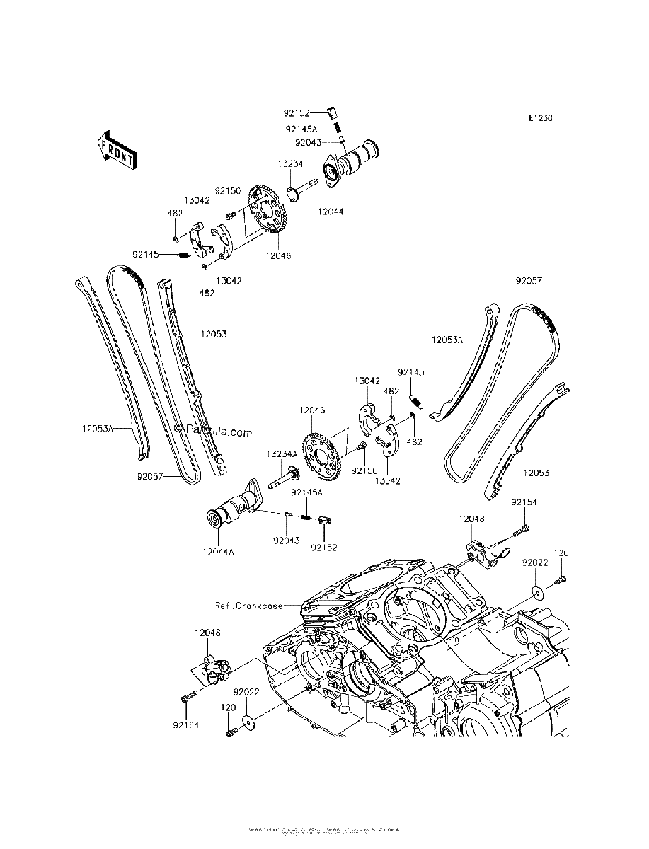 Diagrama de CAMSHAFT S TENSIONER