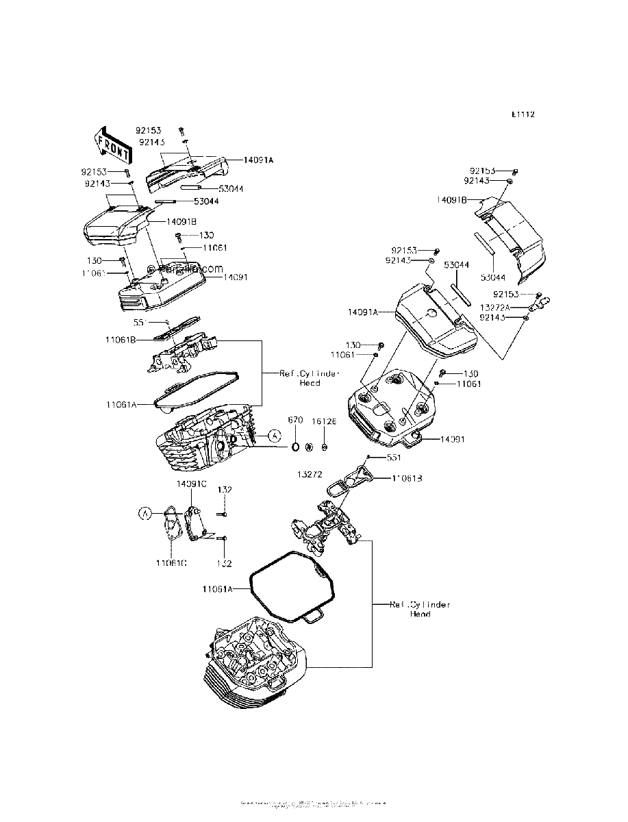 Diagrama de CYLINDER HEAD COVER