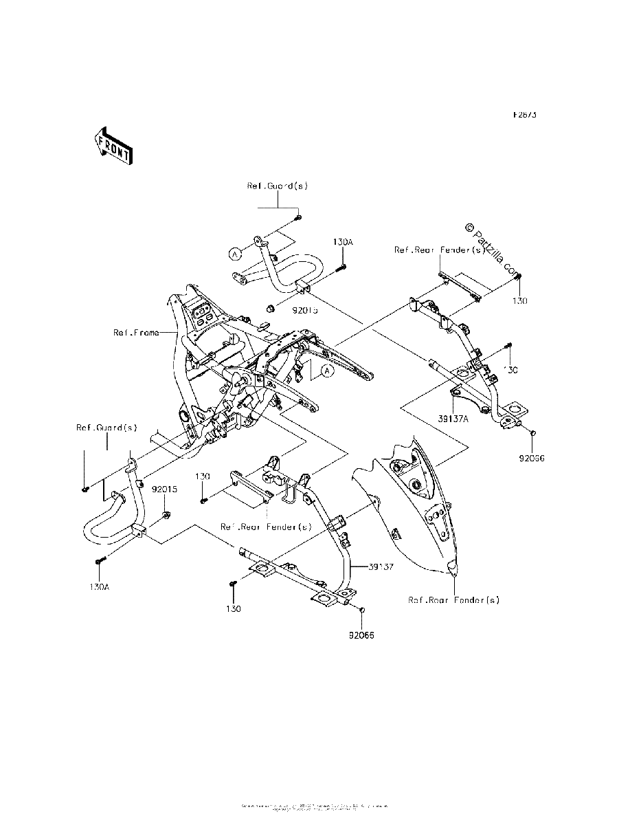 Diagrama de SADDLEBAGS SIDE BAG BRACKET
