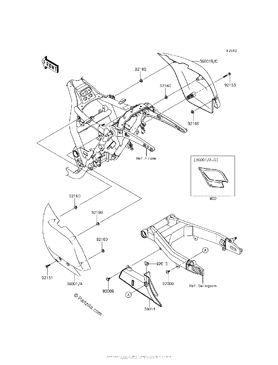 Diagrama de SIDE COVERS CHAIN COVER
