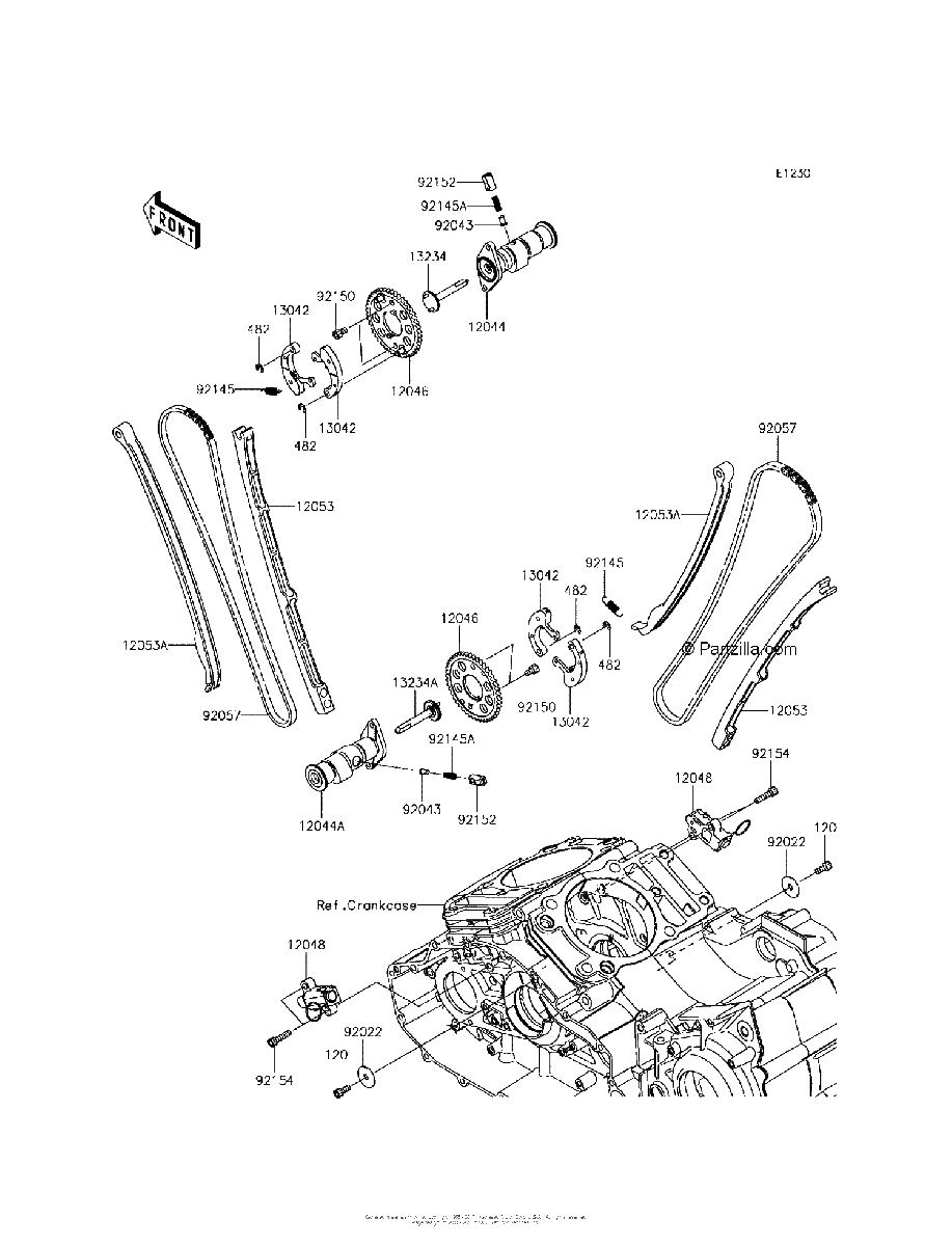 Diagrama de CAMSHAFT S TENSIONER