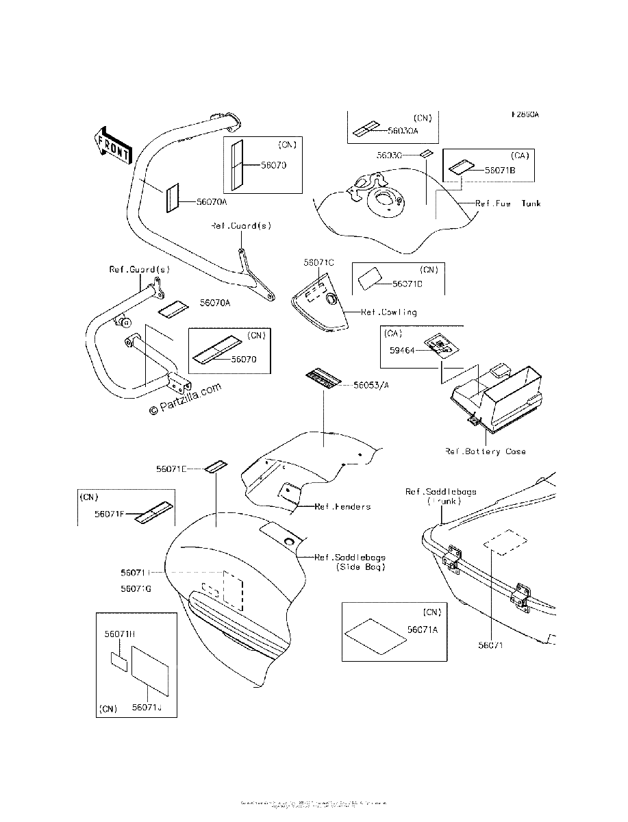 Diagrama de LABELS BGF BHF