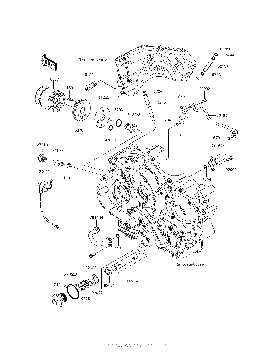 Diagrama de OIL FILTER