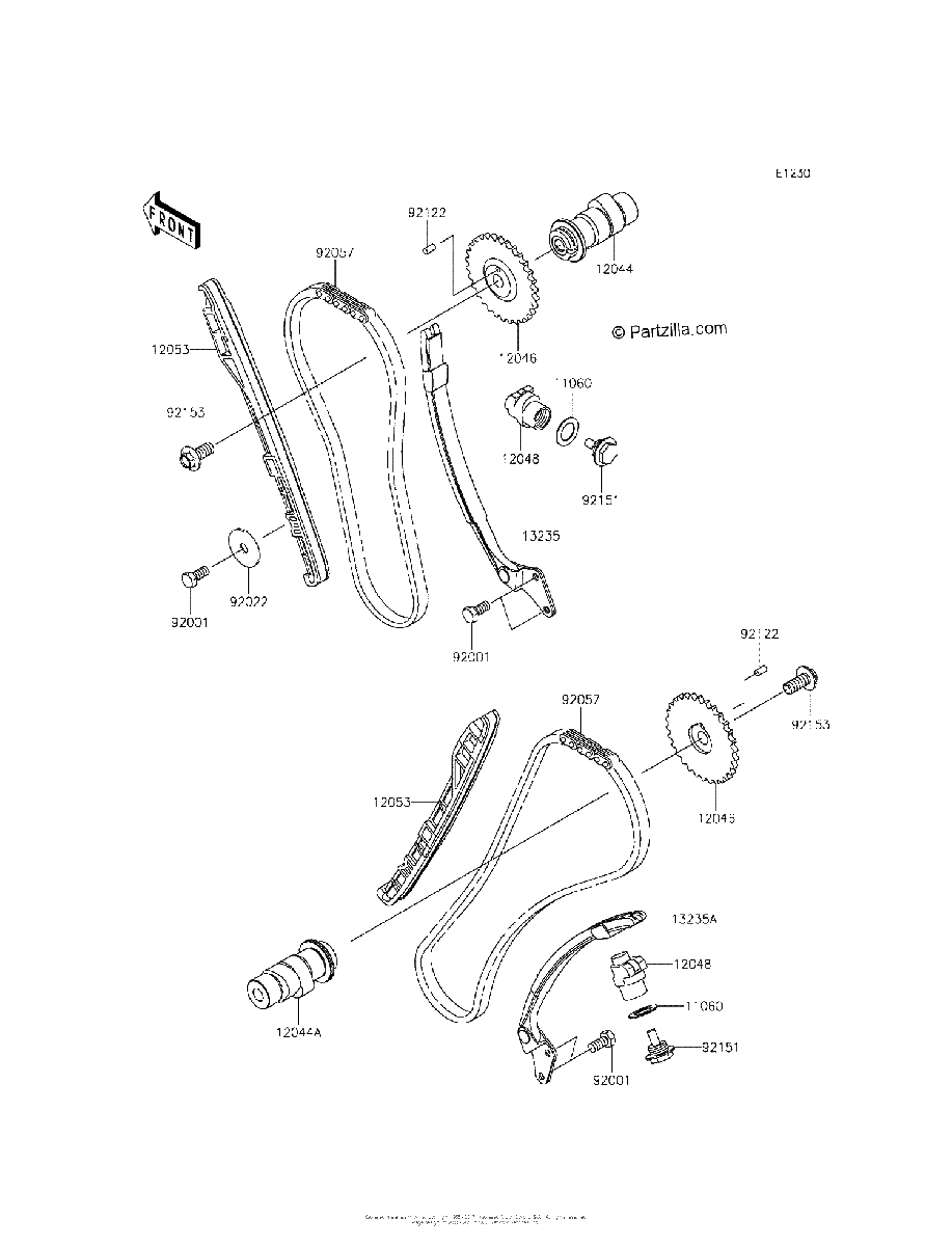 Diagrama de CAMSHAFT S TENSIONER