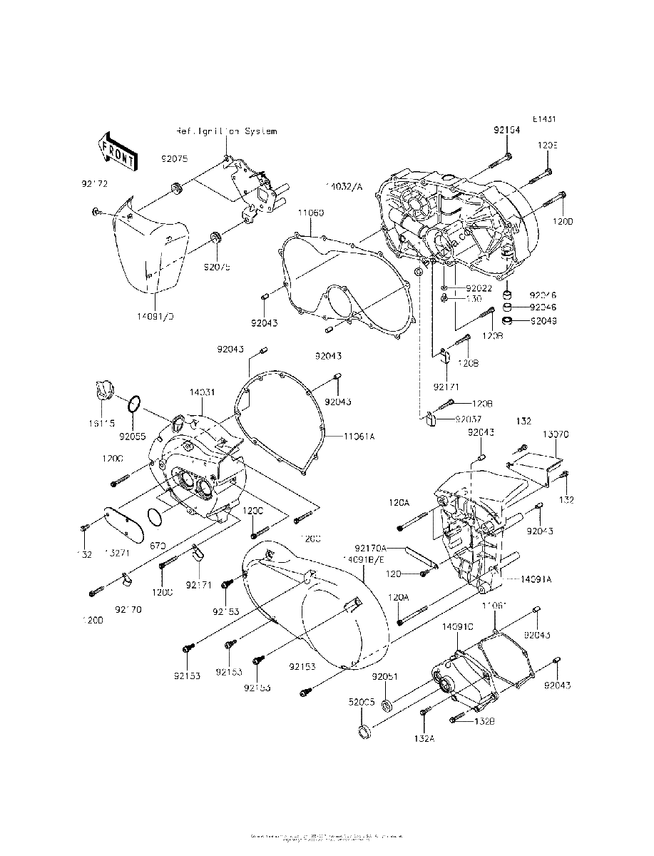 Diagrama de ENGINE COVER S