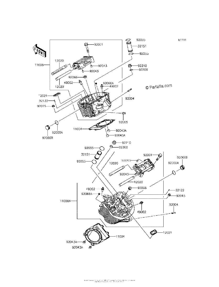 Diagrama de CYLINDER HEAD