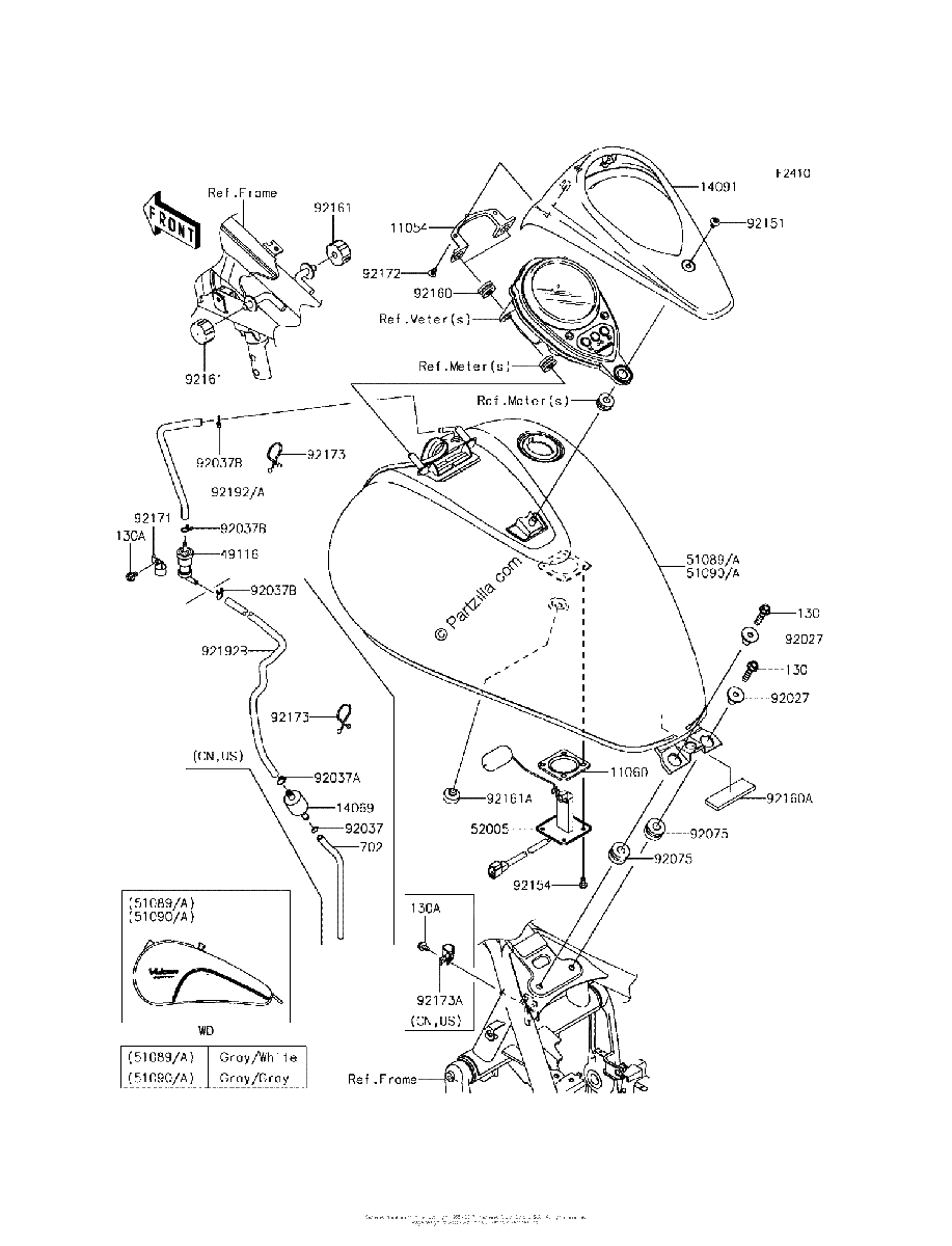 Diagrama de FUEL TANK