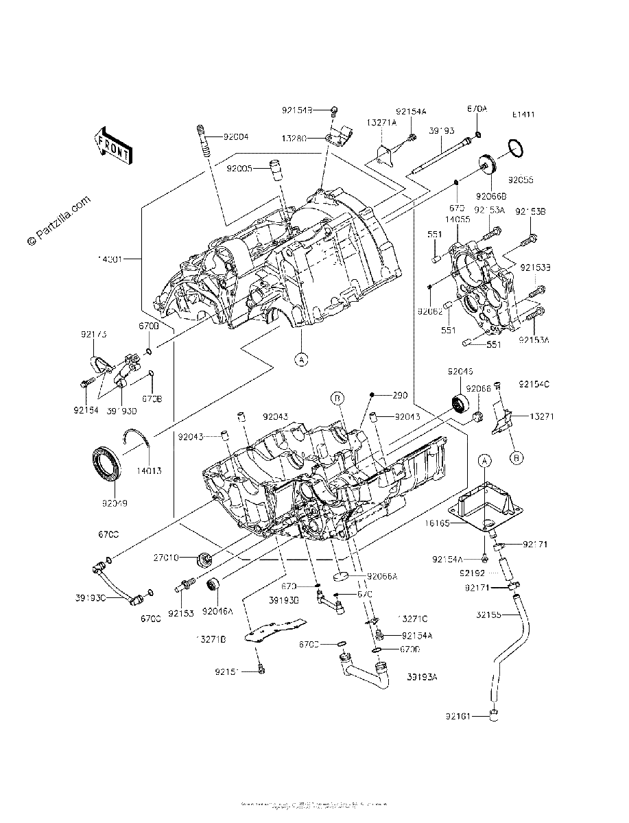 Diagrama de CRANKCASE