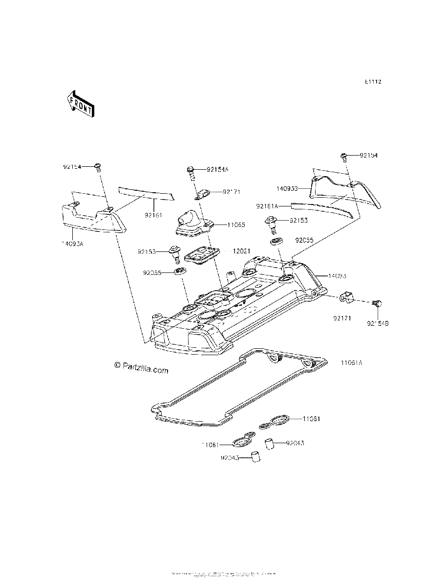 Diagrama de CYLINDER HEAD COVER