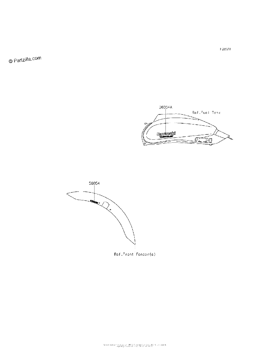 Diagrama de DECALS WHITE BGF CA