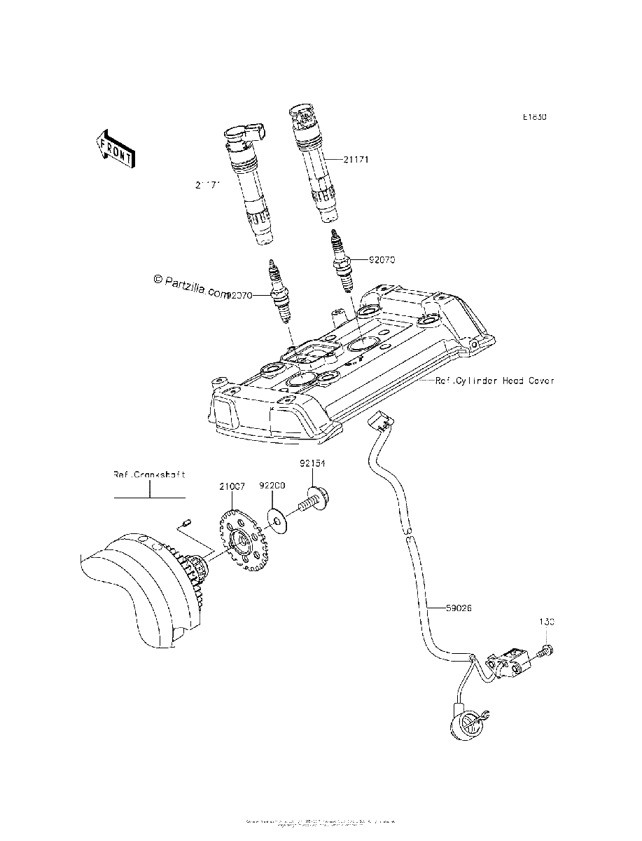 Diagrama de IGNITION SYSTEM