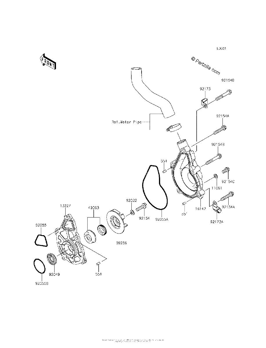 Diagrama de WATER PUMP