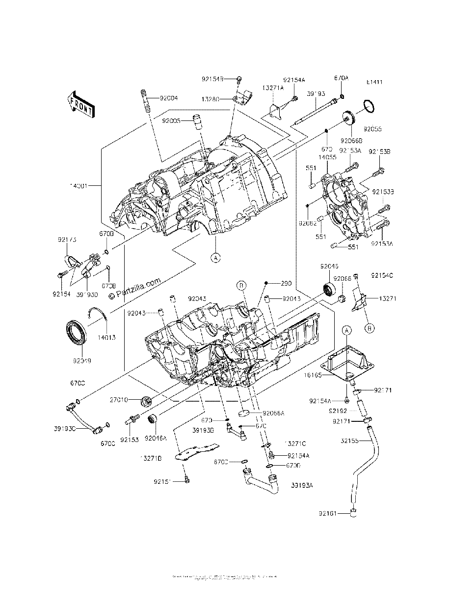 Diagrama de CRANKCASE