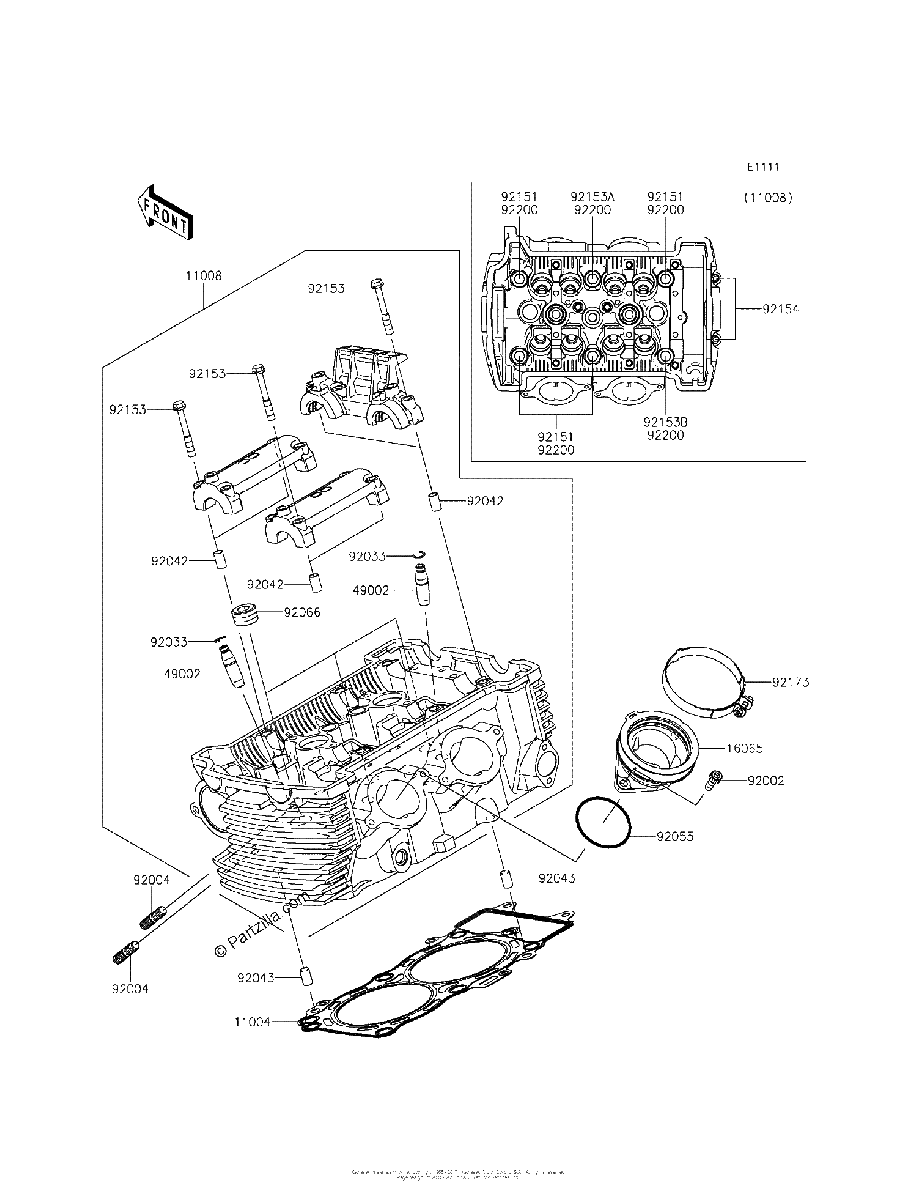 Diagrama de CYLINDER HEAD