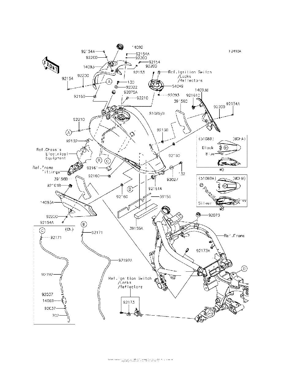 Diagrama de FUEL TANK BGFA BGFB