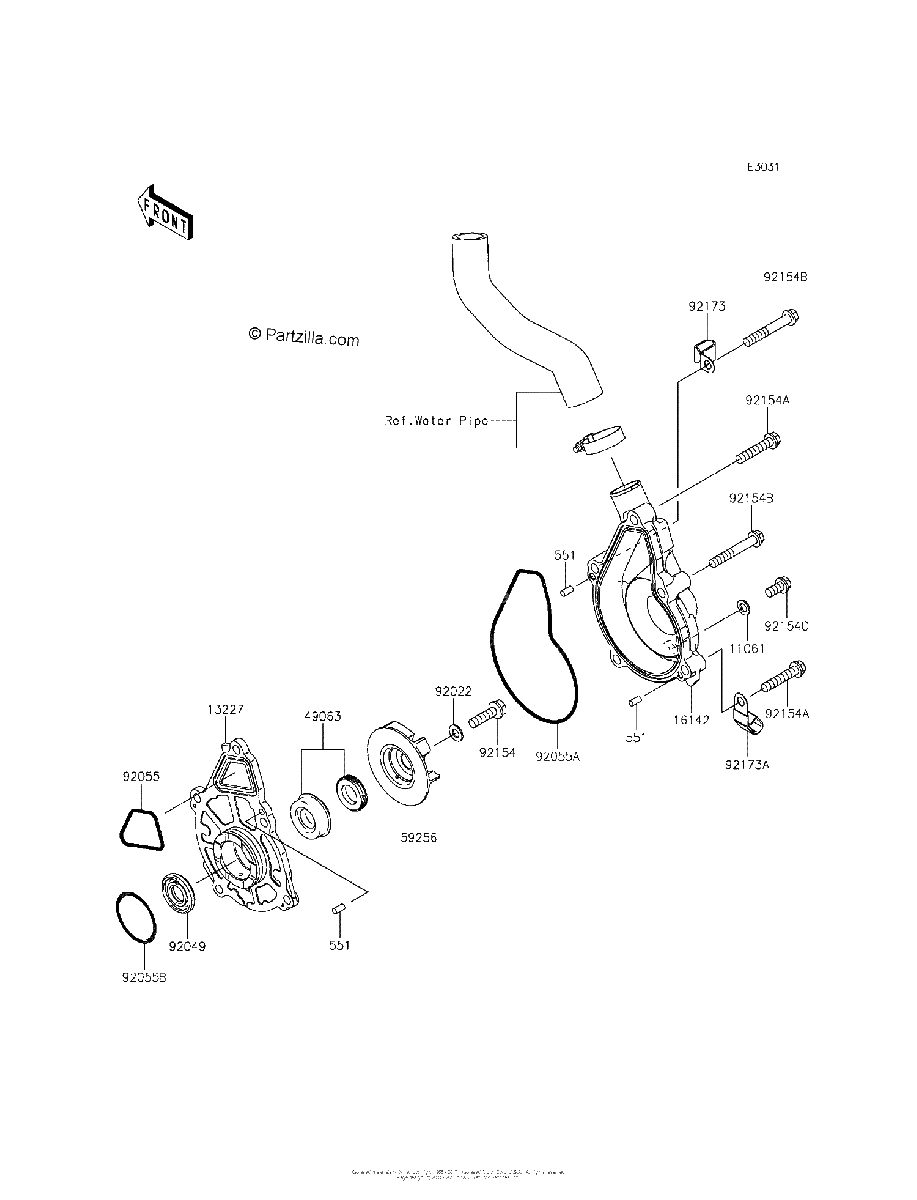 Diagrama de WATER PUMP