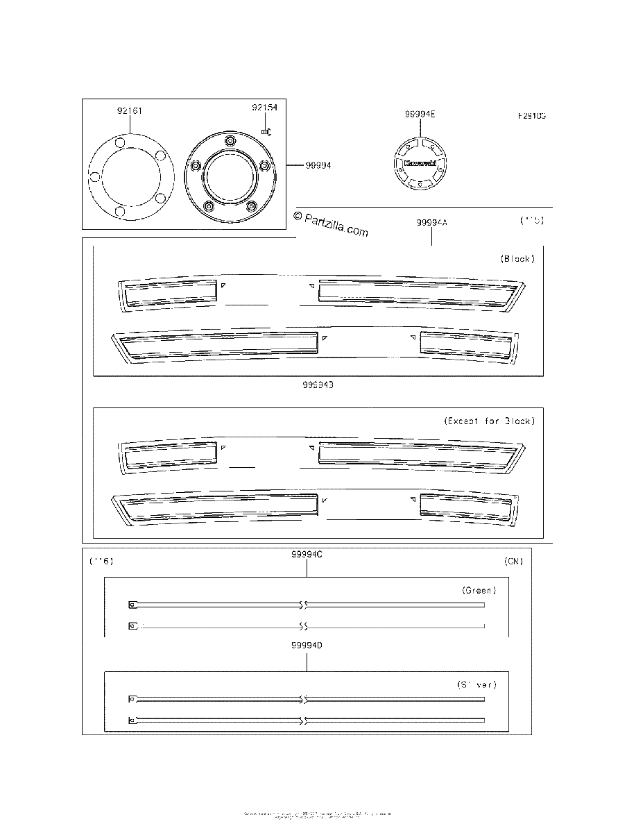 Diagrama de ACCESSORY DECALS