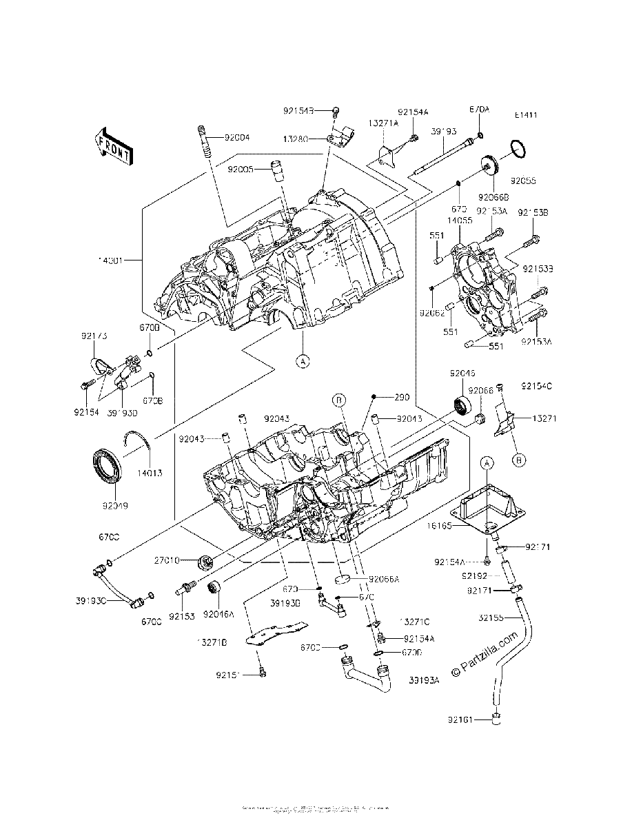 Diagrama de CRANKCASE
