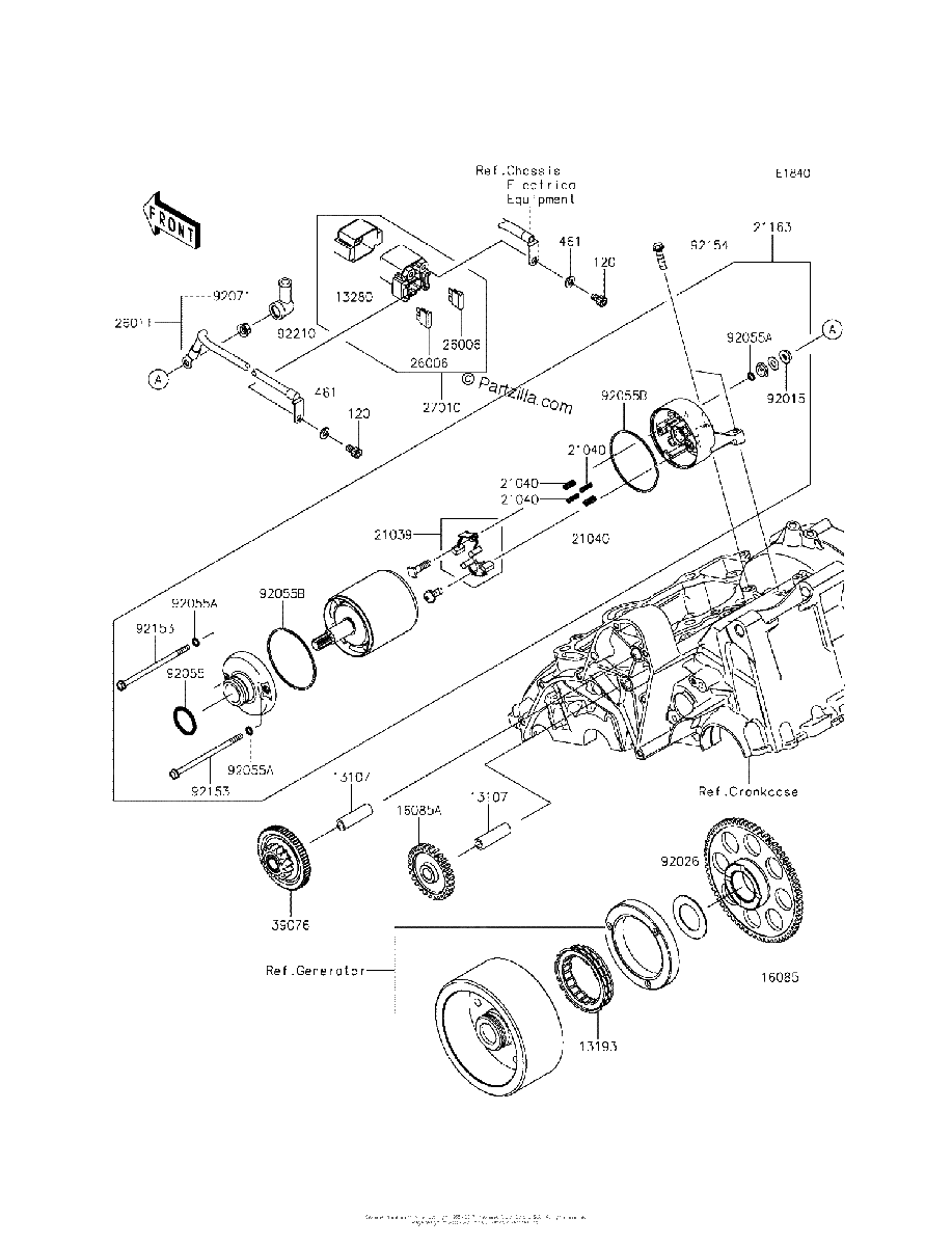Diagrama de STARTER MOTOR