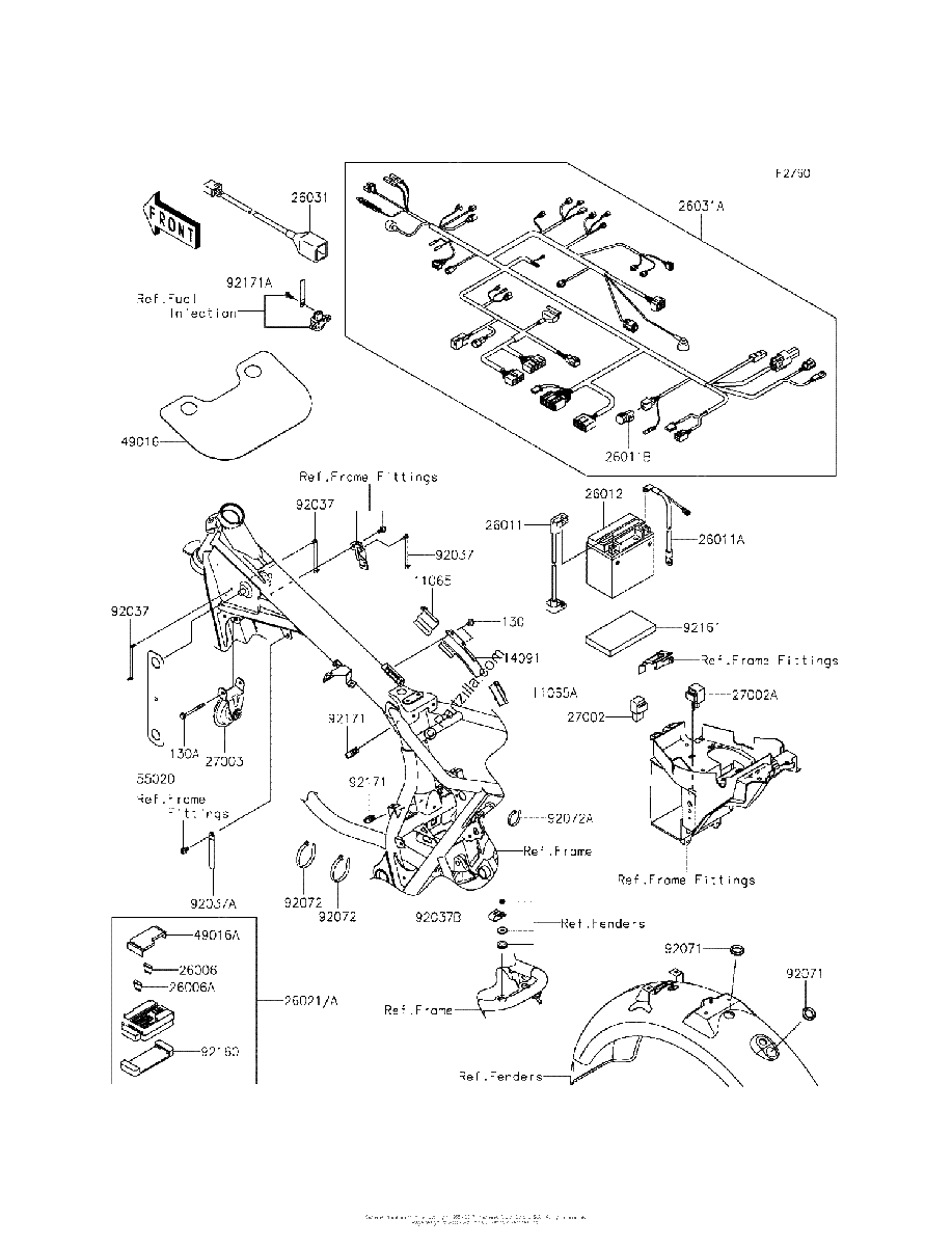 Diagrama de CHASSIS ELECTRICAL EQUIPMENT