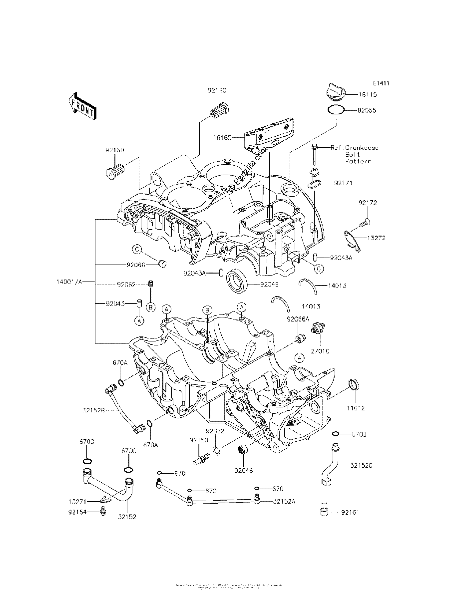 Diagrama de CRANKCASE