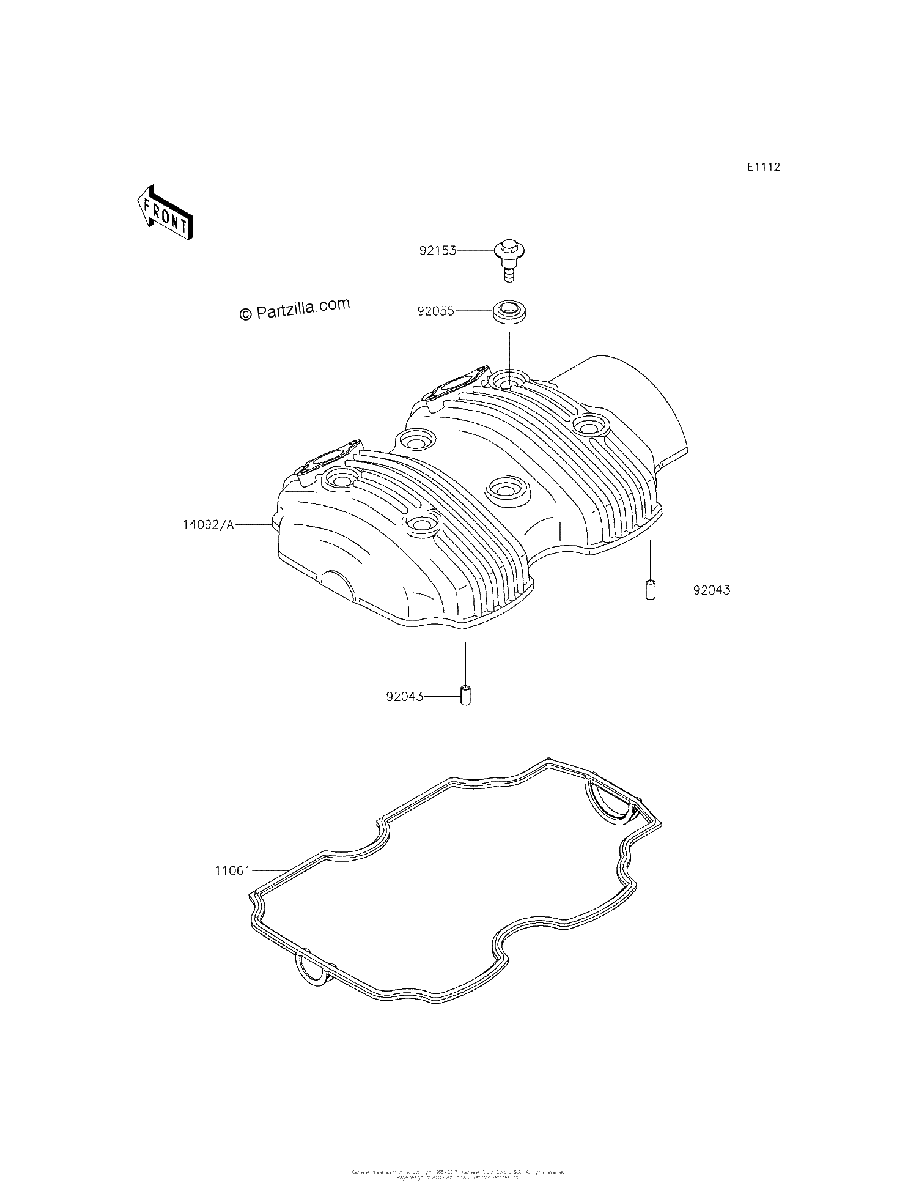 Diagrama de CYLINDER HEAD COVER