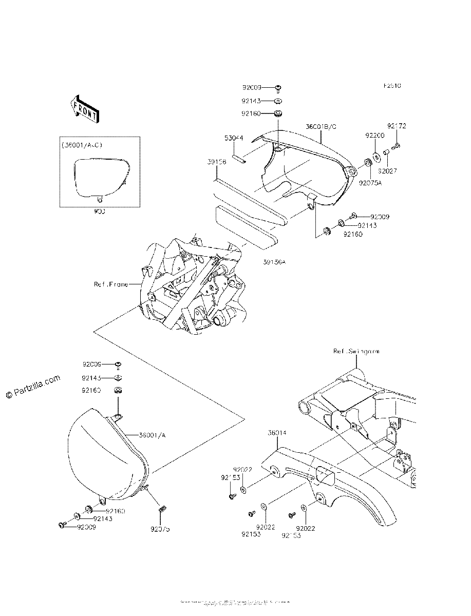Diagrama de SIDE COVERS CHAIN COVER AFF AGF