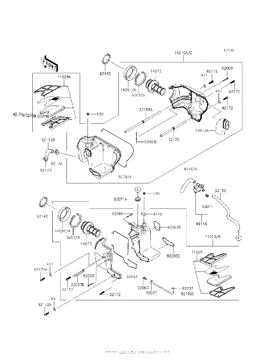 Diagrama de AIR CLEANER