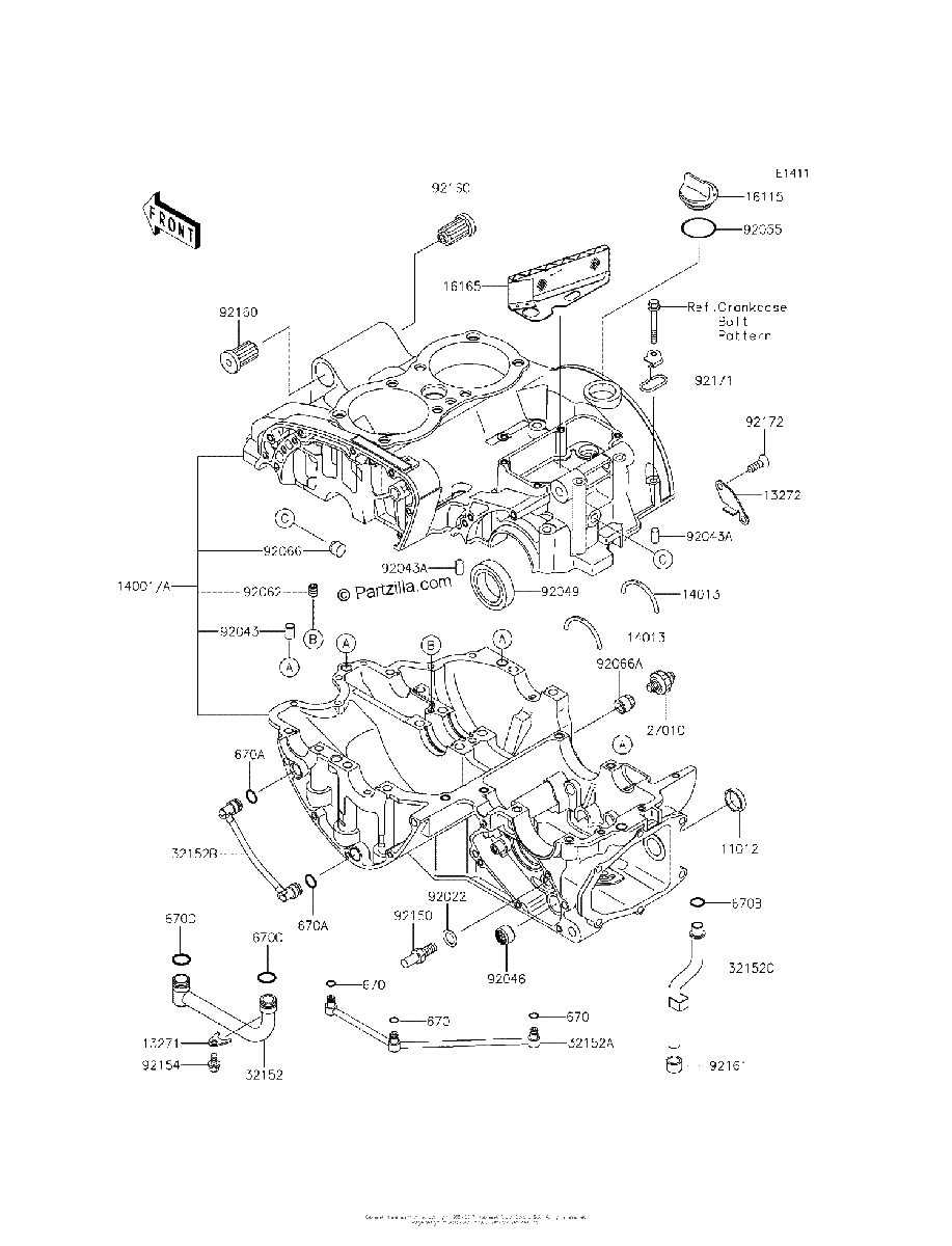 Diagrama de CRANKCASE