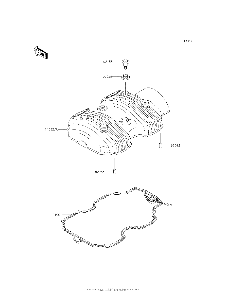Diagrama de CYLINDER HEAD COVER