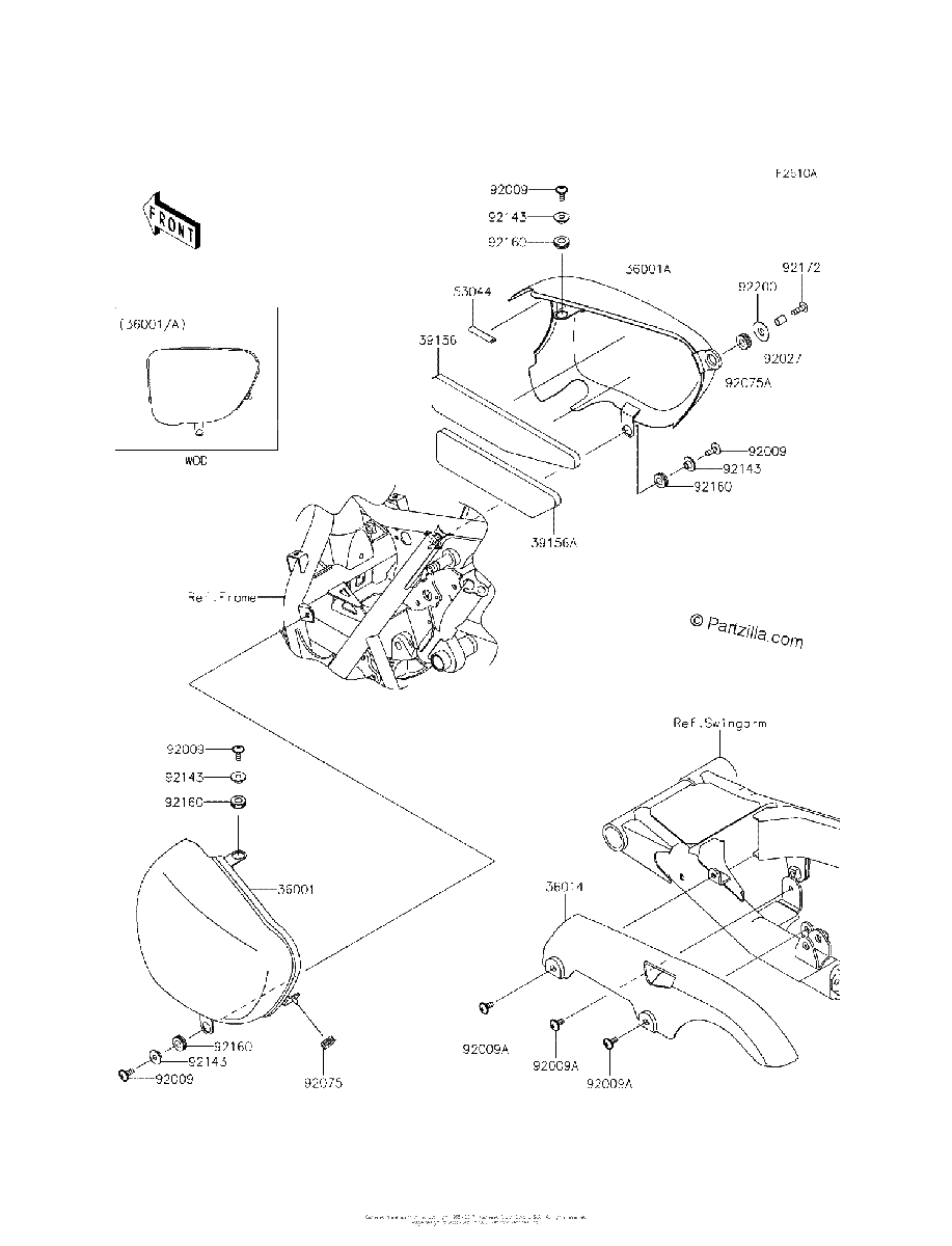 Diagrama de SIDE COVERS CHAIN COVER AFFA AGFA