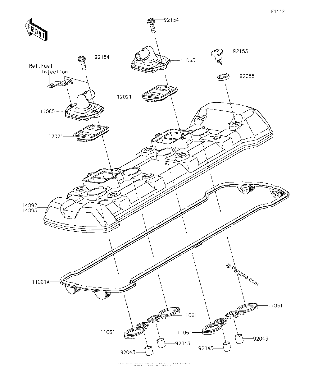 Diagrama de CYLINDER HEAD COVER