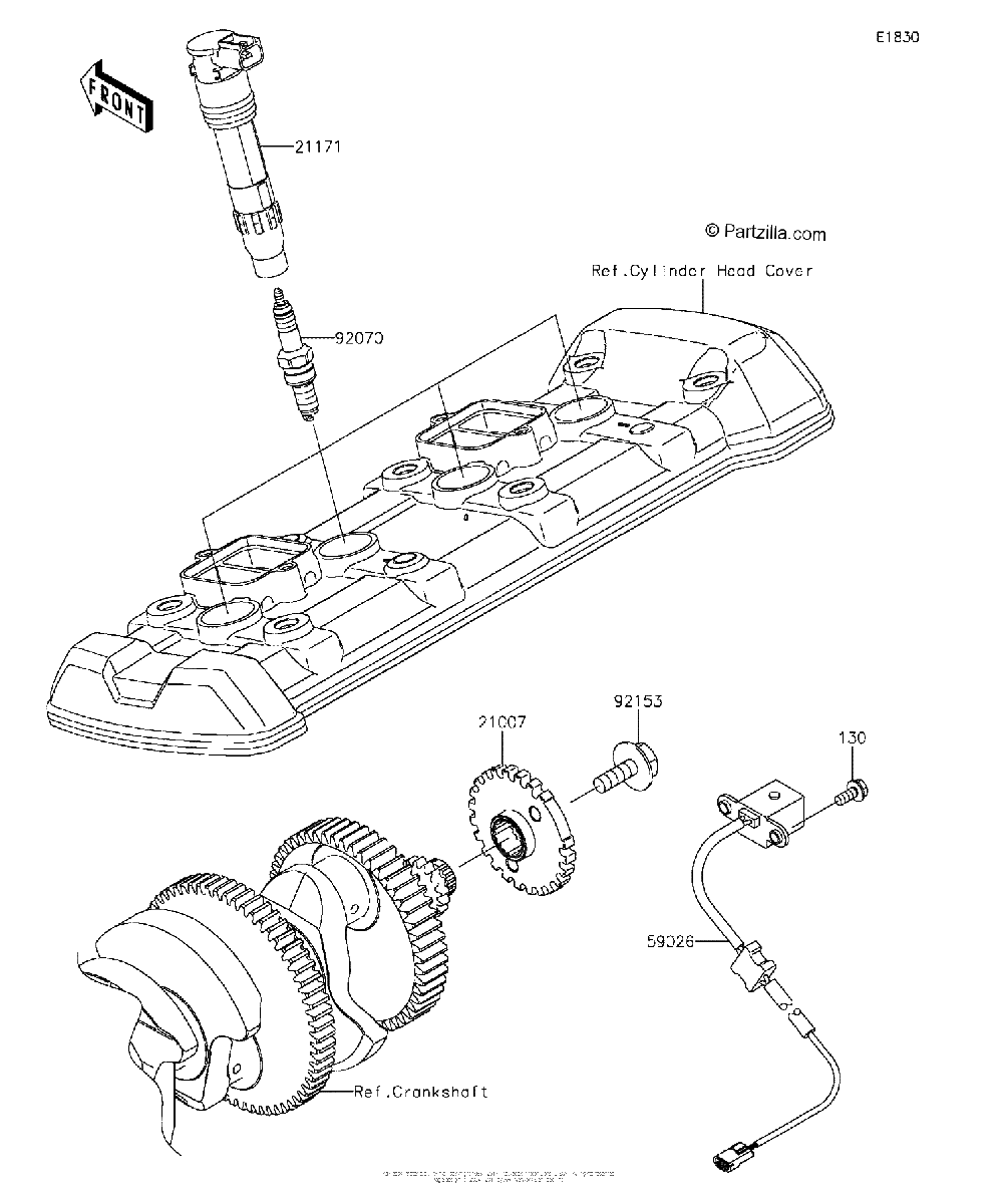 Diagrama de IGNITION SYSTEM