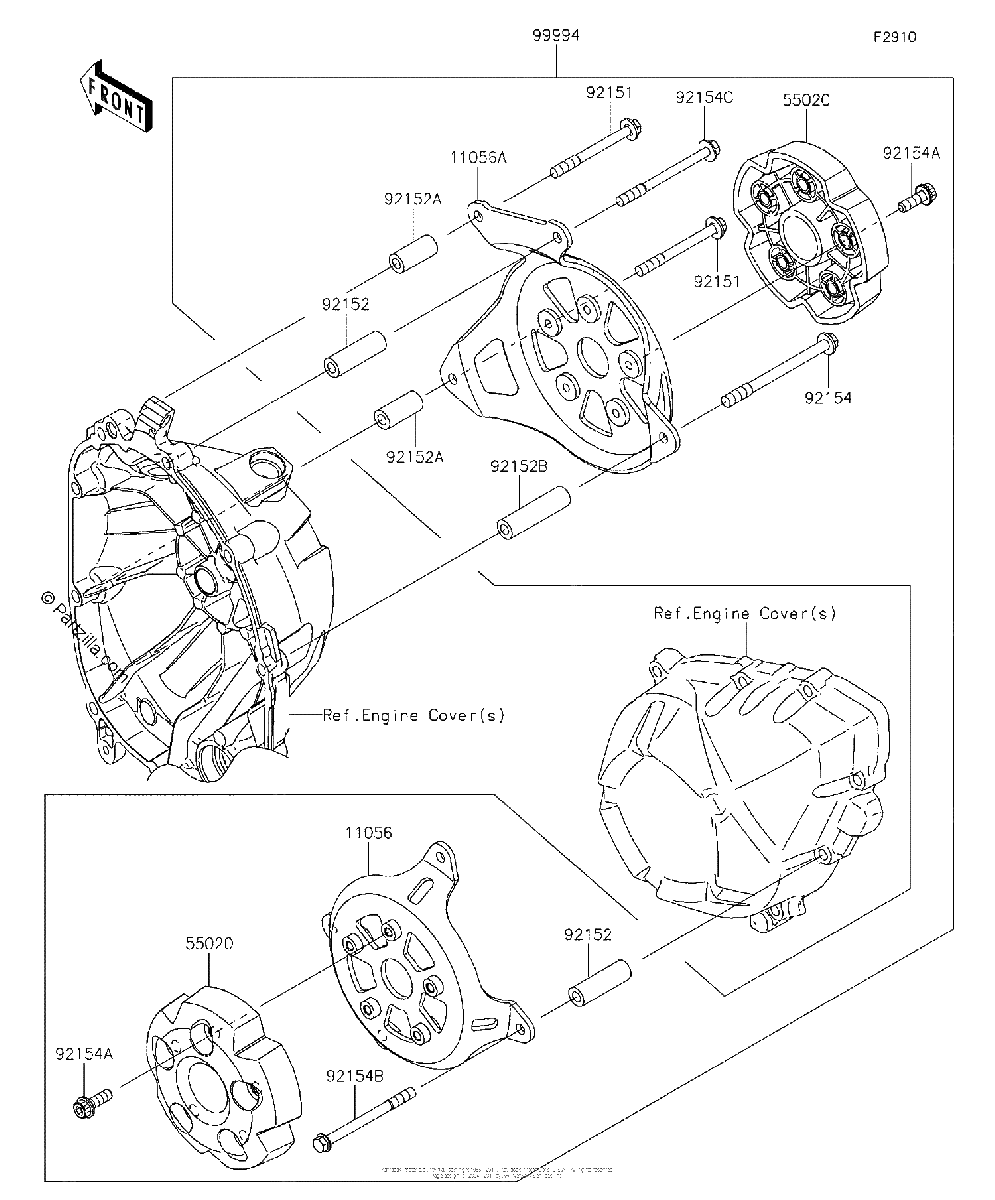 Diagrama de ACCESSORY ENGINE GUARD