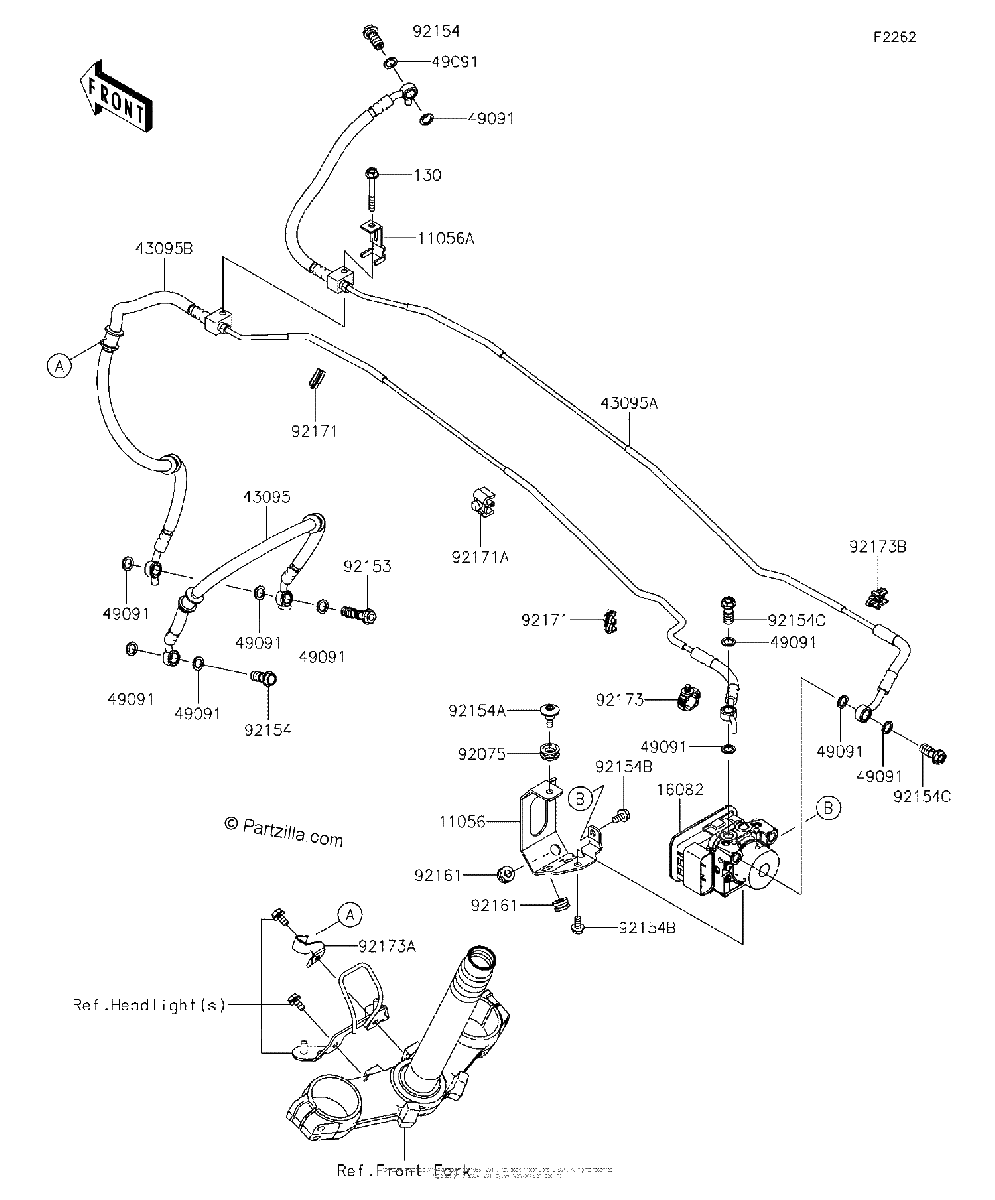 Diagrama de BRAKE PIPING