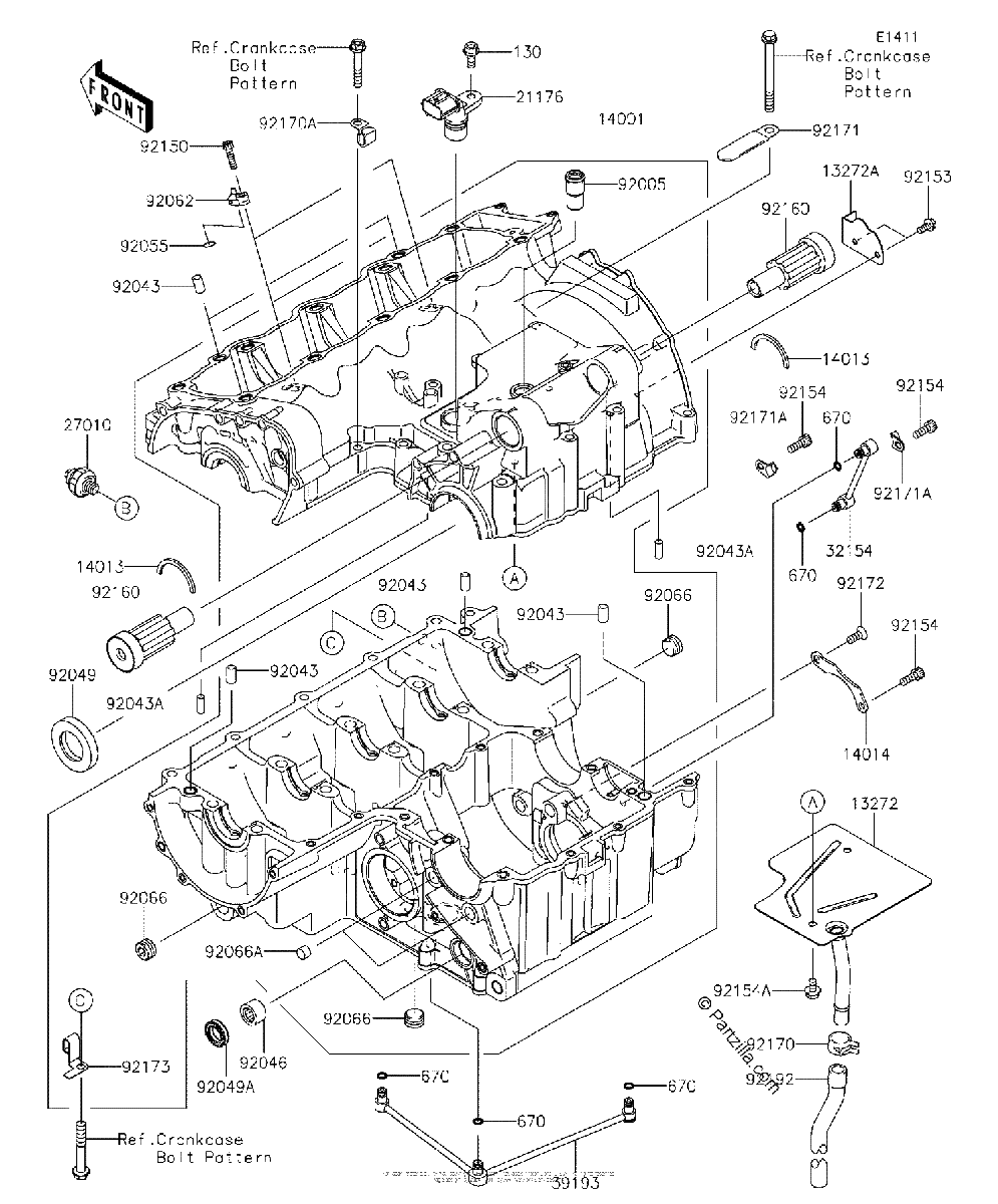 Diagrama de CRANKCASE