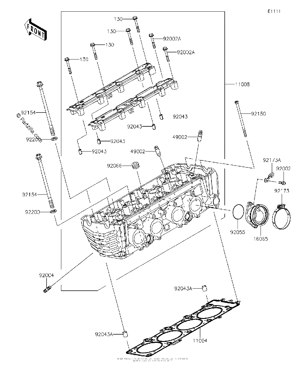 Diagrama de CYLINDER HEAD