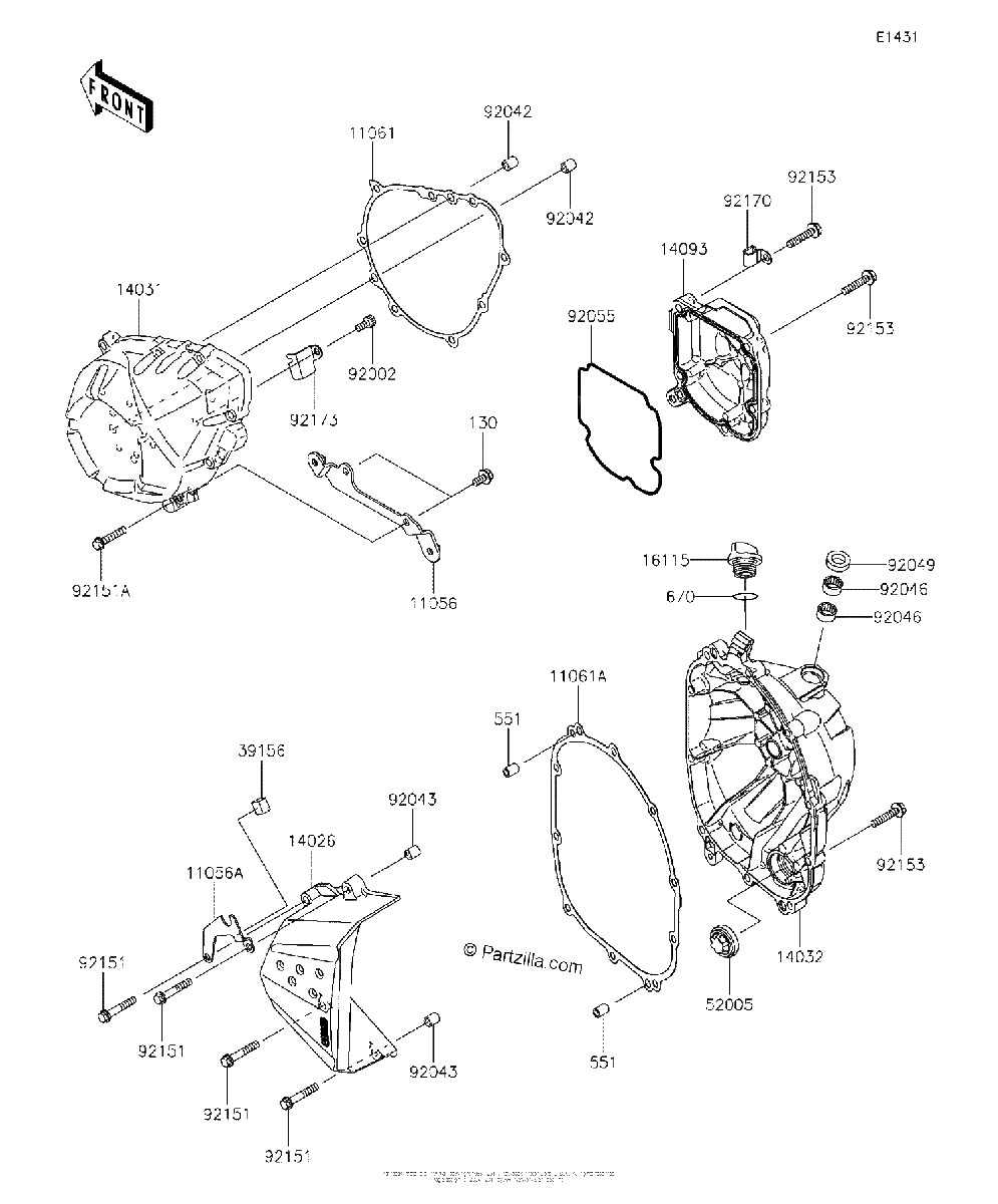 Diagrama de ENGINE COVER S