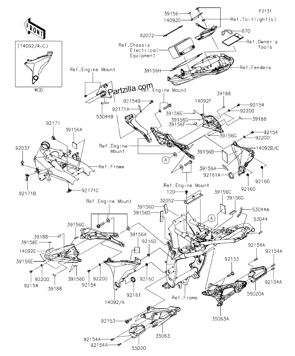 Diagrama de FRAME FITTINGS